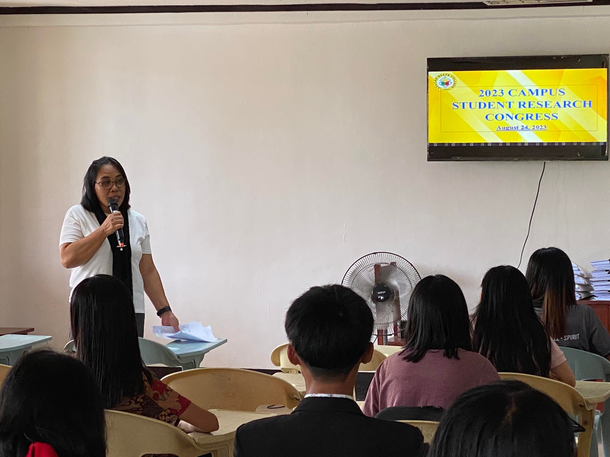 2023 Campus Student Research Congress - Apayao State College