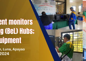 ASC- BSIT department monitors Barangay E-Learning (BeL) Hubs; inspects IT equipment